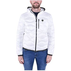 Blauer, Heren, Jassen, Wit, Maat: L Nylon,