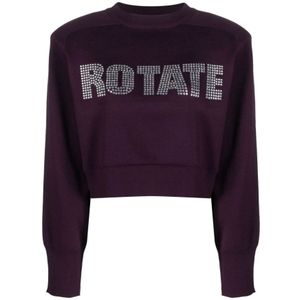 Rotate Birger Christensen, Dames, Sweatshirts & Hoodies, Paars, Maat: XS