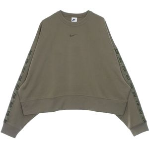 Nike, Dames, Sweatshirts & Hoodies, Groen, Maat: S Poliester,