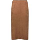 Betty Barclay - A-lijnrok - Bruin - Uitlopende Rok - Effen Kleur