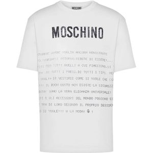 Moschino - Logo T-Shirt - Wit - Katoen