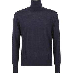 Saint Laurent, Heren, Truien, Blauw, Maat: M Zijde,