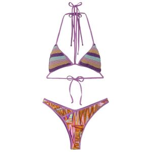 F**k, Dames, Badkleding, Veelkleurig, Maat: L