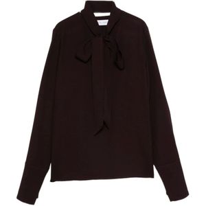 Raquel Diniz, Dames, Blouses & Shirts, Bruin, Maat: S Viscose,