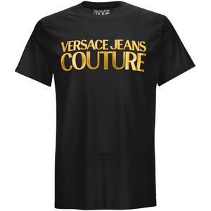 Versace Jeans Couture, Heren, Tops, Zwart, Maat: XS
