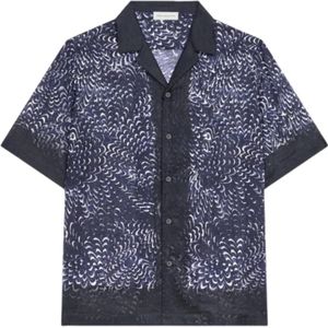 Dries Van Noten - Hawaiiaans Overhemd - Blauw - Katoen
