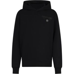 Philipp Plein, Heren, Sweatshirts & Hoodies, Zwart, Maat: XS Katoen,