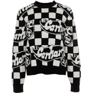 Carhartt Wip, Dames, Truien, Zwart, Maat: S Nylon,