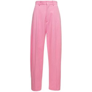 Isabel Marant, Dames, Broeken, Roze, Maat: S Katoen,