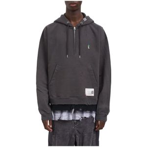 Mihara Yasuhiro, Heren, Sweatshirts & Hoodies, Grijs, Maat: S