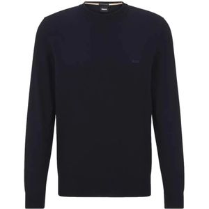 Hugo, Heren, Truien, Blauw, Maat: 3XL Katoen,