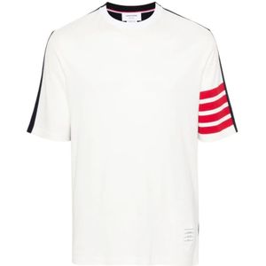 Thom Browne, Heren, Tops, Wit, Maat: XL Katoen,