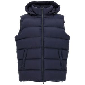 Herno, Heren, Jassen, Blauw, Maat: XL Polyamide,