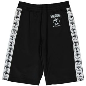Moschino - Couture Contrasting Band Shorts - Zwart - Korte Broeken