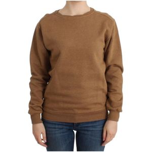 John Galliano, Dames, Sweatshirts & Hoodies, Bruin, Maat: XS Katoen,