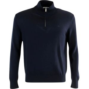 Calvin Klein - LS 100% Merino QZ 14Gg - Coltrui - Donkerblauw - Wol