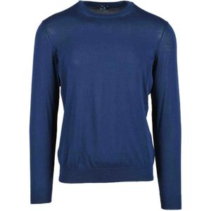 Drumohr, Heren, Truien, Blauw, Maat: L Katoen,