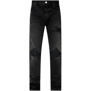 Amiri, Heren, Jeans, Zwart, Maat: W32 Leer,