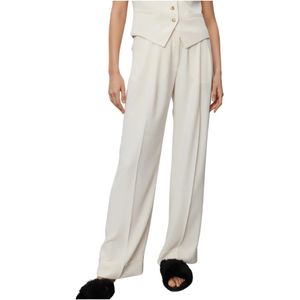 DAY Birger et Mikkelsen, Dames, Broeken, Wit, Maat: L Poliester,