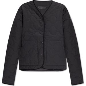 Canada Goose, Dames, Jassen, Zwart, Maat: XS Katoen,