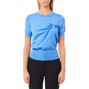 Liu Jo, Dames, Truien, Blauw, Maat: L