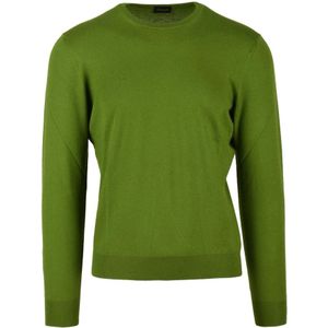 Drumohr, Heren, Truien, Groen, Maat: M Kasjmier,
