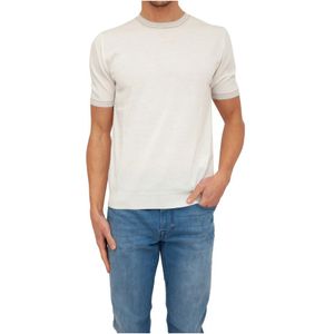 Eleventy, Heren, Tops, Wit, Maat: 2XL Katoen,