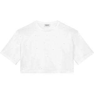 Dondup, Dames, Tops, Wit, Maat: M