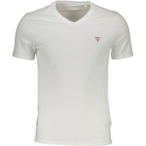 Guess Jeans - VNeck Short Sleeve - T-shirt - Wit