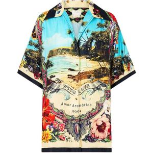 Camilla, Dames, Blouses & Shirts, Veelkleurig, Maat: Xs/S Zijde,