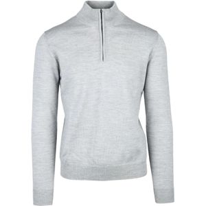 Luigi Borrelli Napoli, Heren, Truien, Grijs, Maat: L Wol,