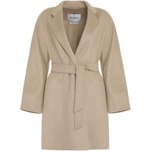 Max Mara, Dames, Mantels, Beige, Maat: S Kasjmier,