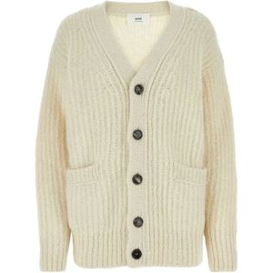 Ami Paris, Dames, Truien, Wit, Maat: S Wol,