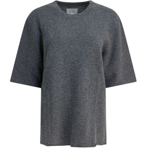 Loulou Studio, Dames, Truien, Grijs, Maat: M Wol,