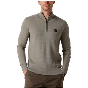 Butcher of Blue - M2526003/756 - Half Zip - Groen - Structure