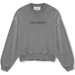 Axel Arigato, Dames, Sweatshirts & Hoodies, Grijs, Maat: S Katoen,