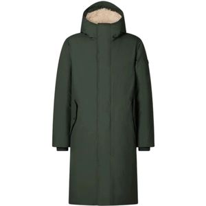 Save The Duck, Heren, Mantels, Groen, Maat: L Nylon,