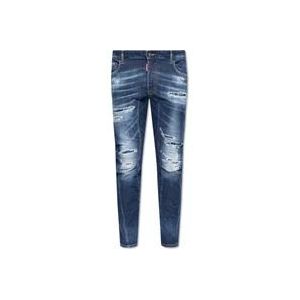 Dsquared2 ‘Tidy Biker’ jeans , Blue , Heren , Maat: M