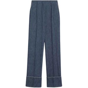 Valentino Garavani, Dames, Jeans, Blauw, Maat: S Katoen,