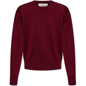 Ami Paris, Heren, Truien, Rood, Maat: S Wol,