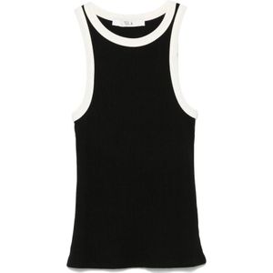 Tela, Dames, Tops, Zwart, Maat: S