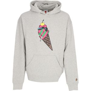 Icecream, Heren, Sweatshirts & Hoodies, Grijs, Maat: S Katoen,