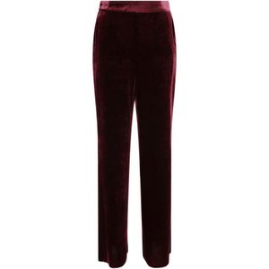 Etro, Dames, Broeken, Rood, Maat: 2XS Zijde,