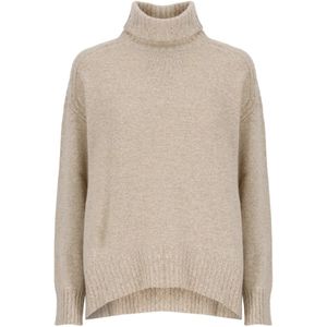 Vanisé, Dames, Truien, Beige, Maat: S Kasjmier,