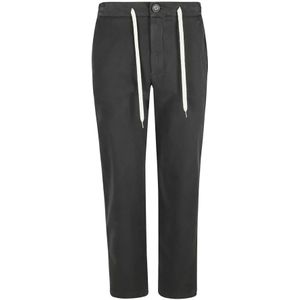 Eleventy, Dames, Broeken, Grijs, Maat: M Katoen,