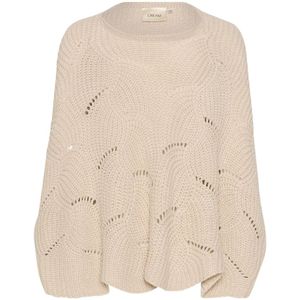 Cream, Dames, Jassen, Beige, Maat: ONE Size Acryl,