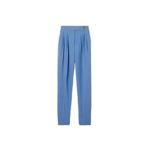 Burberry Op maat gemaakte wol-mohair broek , Blue , Dames , Maat: L