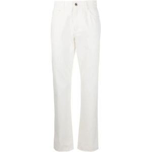 Ferragamo, Heren, Broeken, Wit, Maat: 2XL Katoen,