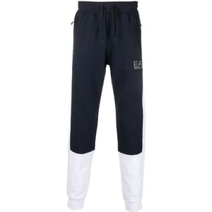 Emporio Armani Ea7, Heren, Broeken, Blauw, Maat: XL Katoen,