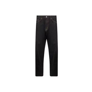 Moncler Donkerblauwe Loose Fit Jeans , Gray , Heren , Maat: XL